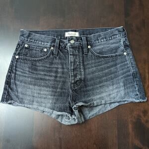 Madewell Relaxed Denim Button Fly Jean Shorts